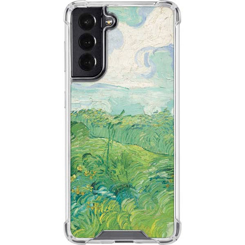Vincent Van Gogh Green Wheat Fields Galaxy S22 Clear Case