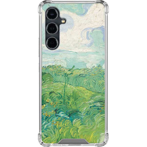 Green Wheat Fields by Vincent van Gogh Galaxy S23 FE Clear Case