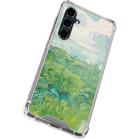 Green Wheat Fields by Vincent van Gogh Galaxy S23 FE Clear Case