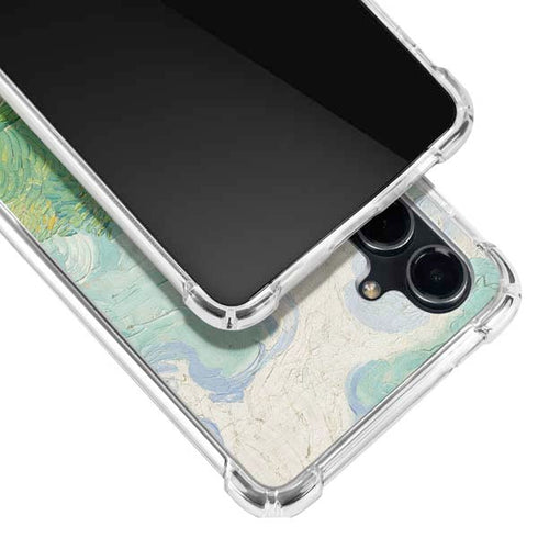 Green Wheat Fields by Vincent van Gogh Galaxy S23 FE Clear Case