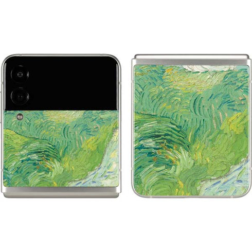 Vincent Van Gogh Green Wheat Fields Galaxy Z Flip3 5G Skin