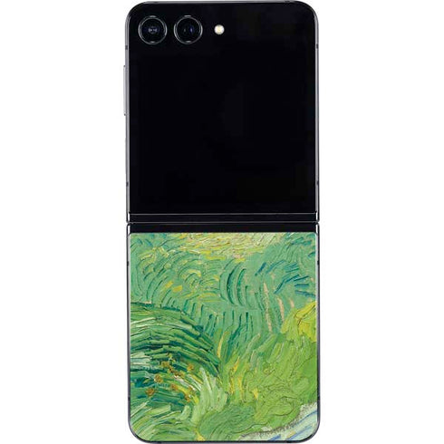 Green Wheat Fields by Vincent van Gogh Galaxy Z Flip5 5G Skin