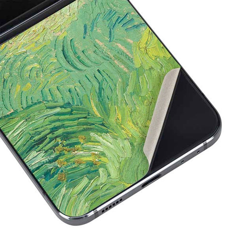 Green Wheat Fields by Vincent van Gogh Galaxy Z Flip5 5G Skin