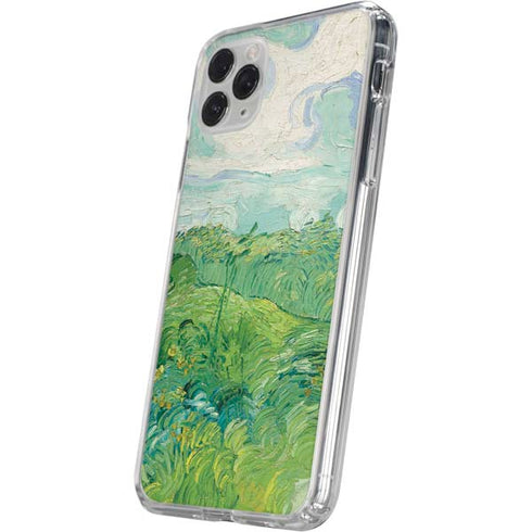 Green Wheat Fields by Vincent van Gogh iPhone 11 Pro Clear Case