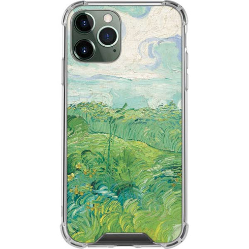 Green Wheat Fields by Vincent van Gogh iPhone 11 Pro Max Clear Case