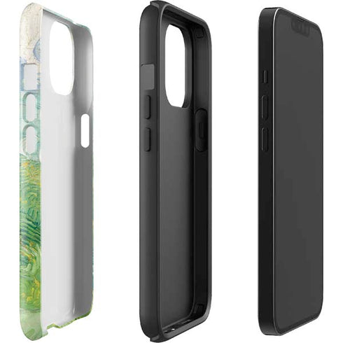 Green Wheat Fields by Vincent van Gogh iPhone 15 Plus Impact Case