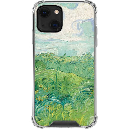 Vincent Van Gogh Green Wheat Fields iPhone 14 Plus Clear Case