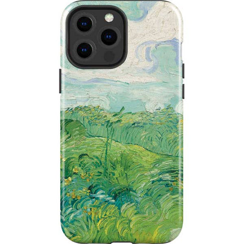 Green Wheat Fields by Vincent van Gogh iPhone 15 Pro Max Impact Case