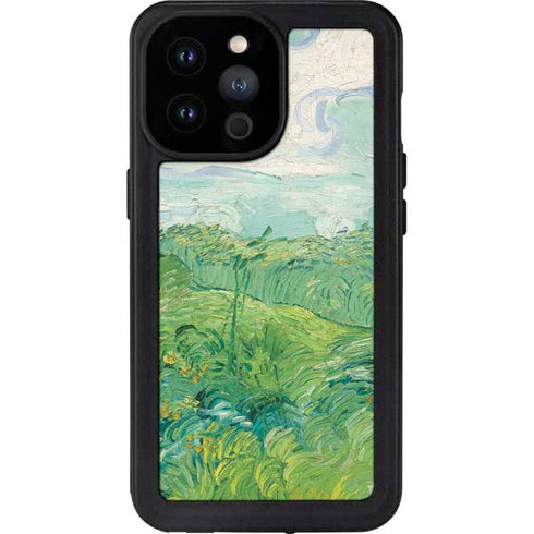 Vincent Van Gogh Green Wheat Fields iPhone 14 Pro Max Waterproof Case