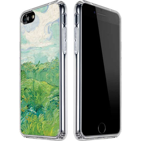 Vincent Van Gogh Green Wheat Fields iPhone SE (2nd & 3rd Gen) Clear Case