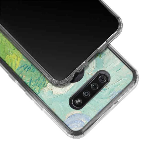 Green Wheat Fields by Vincent van Gogh LG K51/Q51 Clear Case