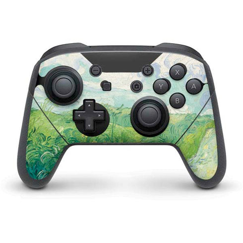 Vincent Van Gogh Green Wheat Fields Nintendo Switch Pro Controller Skin