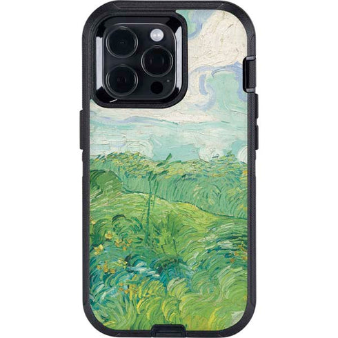 Green Wheat Fields by Vincent van Gogh Otterbox Defender iPhone Skin