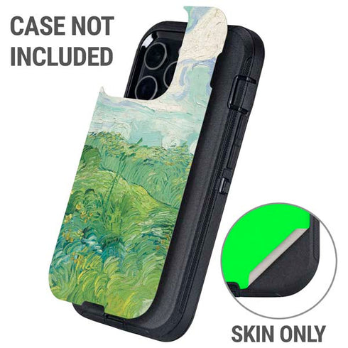 Green Wheat Fields by Vincent van Gogh Otterbox Defender iPhone Skin