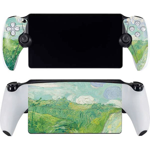 Green Wheat Fields by Vincent van Gogh PlayStation Portal Remote Player Skin