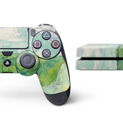 Vincent Van Gogh Green Wheat Fields PS4 Console and Controller Bundle Skin
