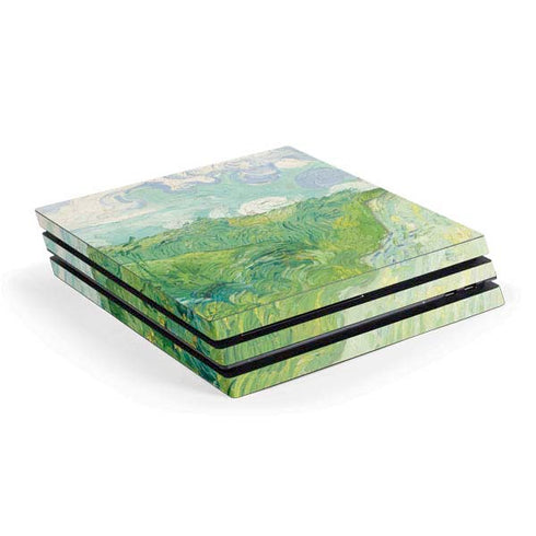 Vincent Van Gogh Green Wheat Fields PS4 Pro Console Skin