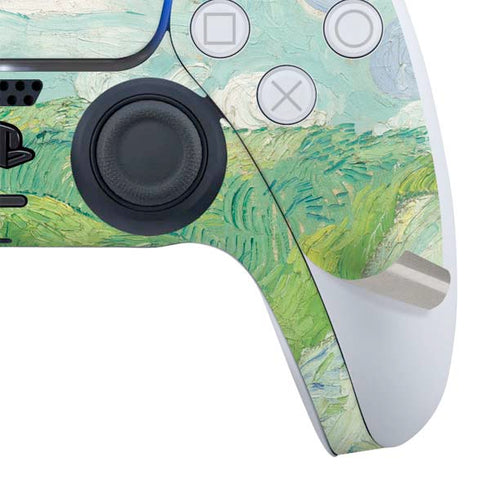 Green Wheat Fields by Vincent van Gogh PS5 Slim Digital Edition Bundle Skin