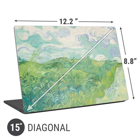 Vincent Van Gogh Green Wheat Fields Universal Laptop 15in (12.2 x 8.8in) Skin