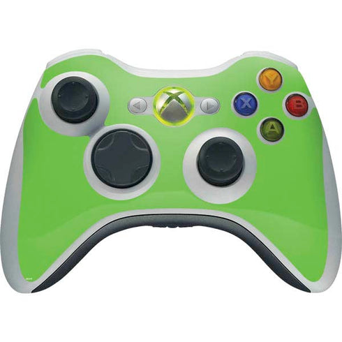 Green Solid Xbox 360 Wireless Controller Skin