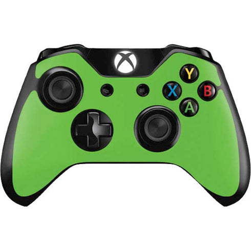 Green Solid Xbox One Controller Skin
