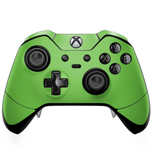 Green Solid Xbox One Elite Controller Skin