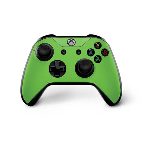 Green Solid Xbox One X Controller Skin