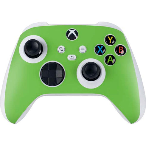Green Solid Xbox Series S Controller Skin
