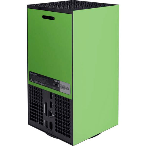 Green Solid Xbox Series X Console Skin