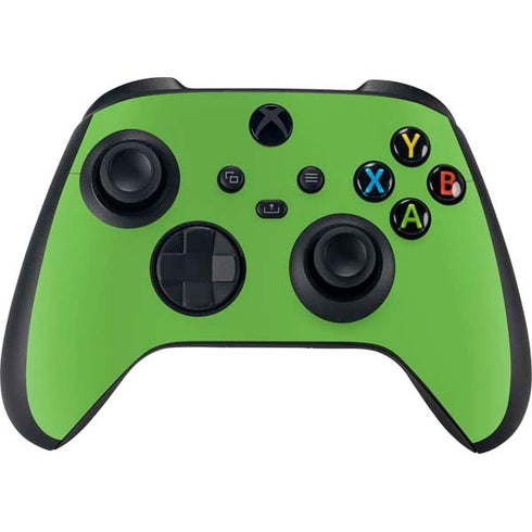 Green Solid Xbox Series X Controller Skin