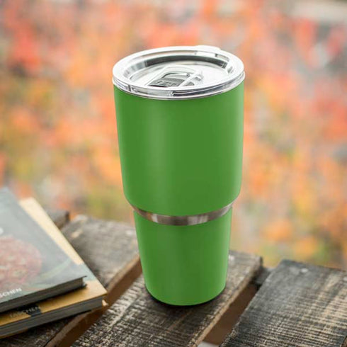 Green Solid Yeti 30oz Rambler Tumbler Skin