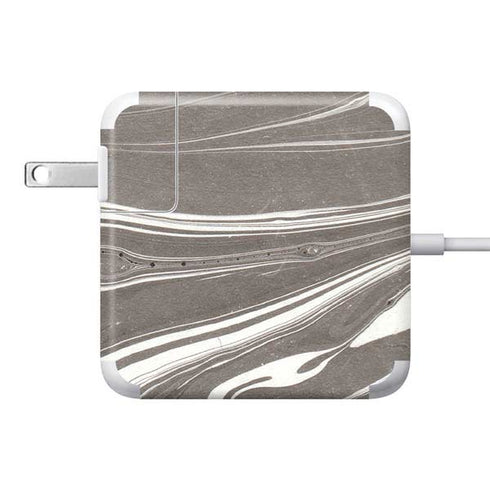Grey Marble 85W Power Adapter (15 and 17 inch MacBook Pro Charger) Skin