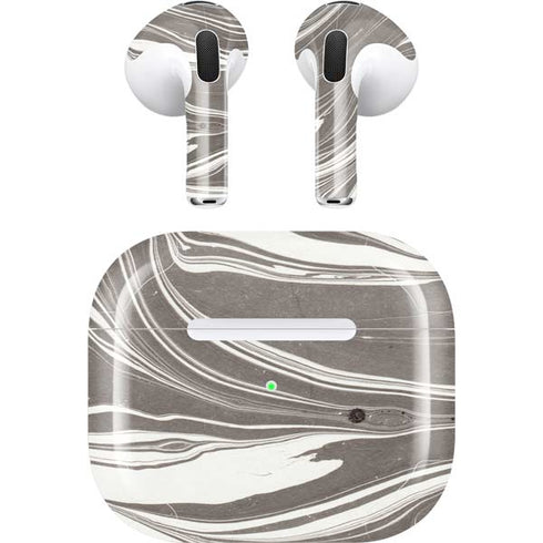 Grey Marble Apple AirPods (3rd Gen 2021) Skin