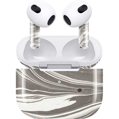 Grey Marble Apple AirPods (3rd Gen 2021) Skin