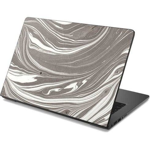 Grey Marble Dell Chromebook Skin