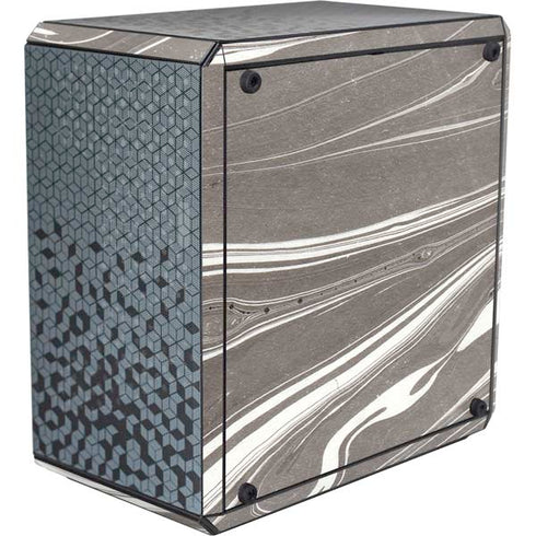Grey Marble Cooler Master MasterBox Q300L Mini Tower Skin