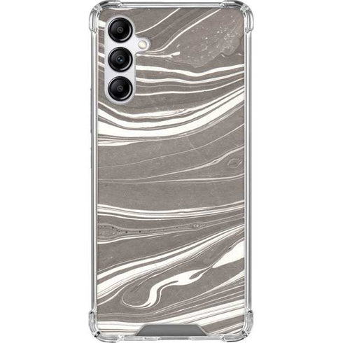Grey Marble Galaxy A14 5G Clear Case