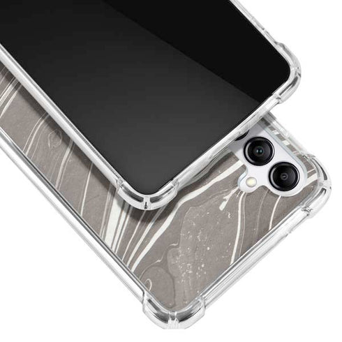 Grey Marble Galaxy A14 5G Clear Case