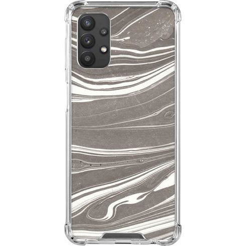 Grey Marble Galaxy A32 5G Clear Case