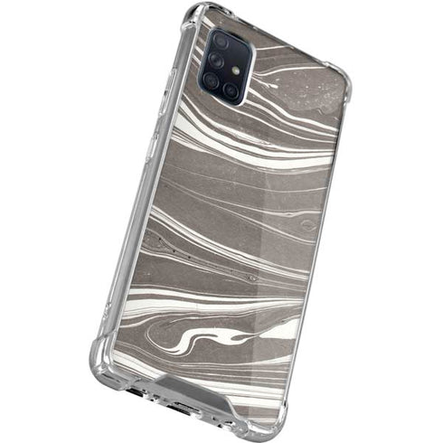 Grey Marble Galaxy A51 5G Clear Case