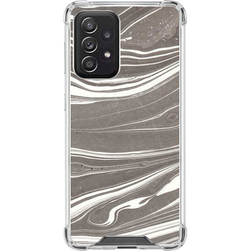 Grey Marble Galaxy A52 5G Clear Case