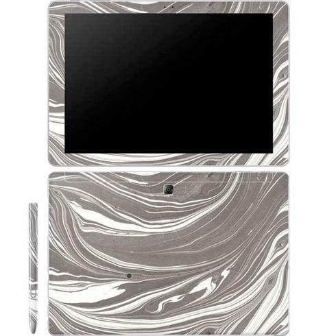 Grey Marble Galaxy Book 12in Skin