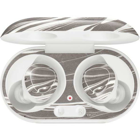 Grey Marble Galaxy Buds Plus Skin