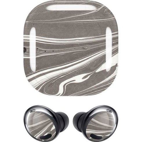Grey Marble Galaxy Buds Pro Skin