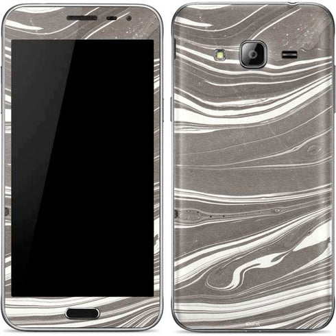 Grey Marble Galaxy J3 Skin