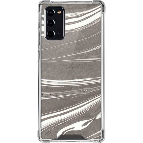 Grey Marble Galaxy Note20 5G Clear Case