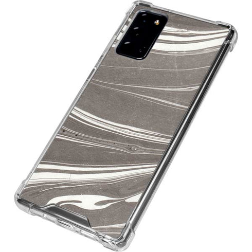 Grey Marble Galaxy Note20 5G Clear Case
