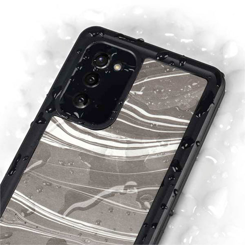 Grey Marble Galaxy Note20 5G Waterproof Case