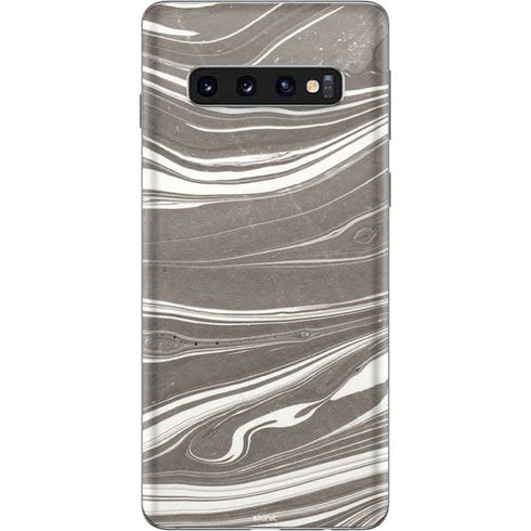 Grey Marble Galaxy S10 Skin