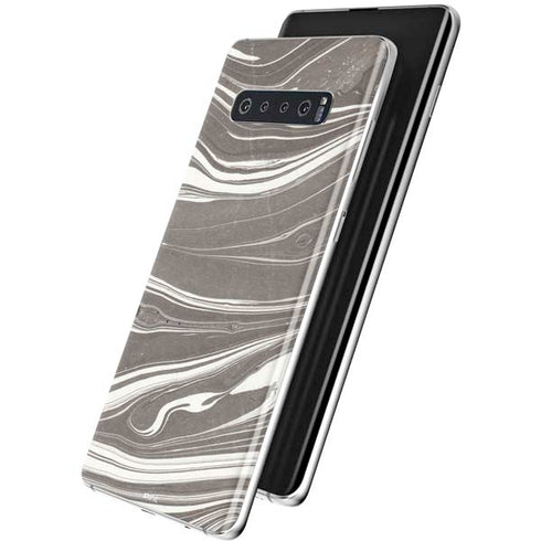 Grey Marble Galaxy S10 Skin